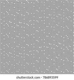Abstract monochrome halftone pattern. Design template vector illustration with dots. Modern dotted background for web design, sticker labels, postcards, banners, corporate identity, cover design
