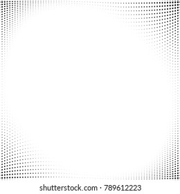 Abstract monochrome halftone pattern. Design template vector illustration with dots. Modern dotted background for web sites, sticker labels,postcards,banners, corporate identity, cover design