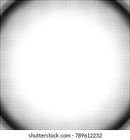 Abstract monochrome halftone pattern. Design template vector illustration with dots. Modern dotted background for web sites, sticker labels,postcards,banners, corporate identity, cover design