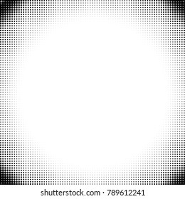 Abstract monochrome halftone pattern. Design template vector illustration with dots. Modern dotted background for web sites, sticker labels,postcards,banners, corporate identity, cover design