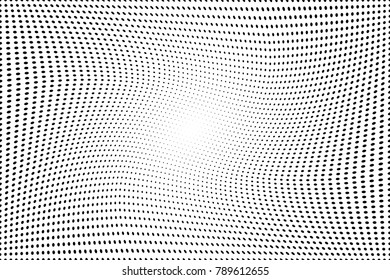 Abstract monochrome halftone pattern. Design template vector illustration with dots. Modern dotted background for web sites, sticker labels,postcards,banners, corporate identity, cover design