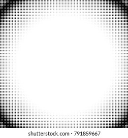 Abstract monochrome halftone pattern. Design template vector illustration with dots. Modern dotted background for web sites, sticker labels,postcards,banners, corporate identity, cover design