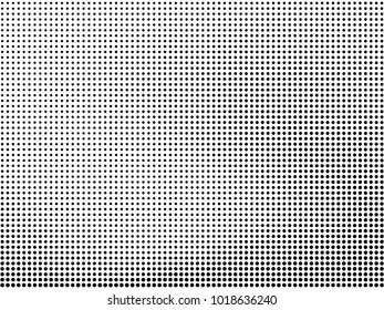 Abstract monochrome halftone pattern. Futuristic panel. Gunge dotted backdrop with circles, dots, point. Design element for web banners, posters, cards, wallpapers, sites. Black and white color