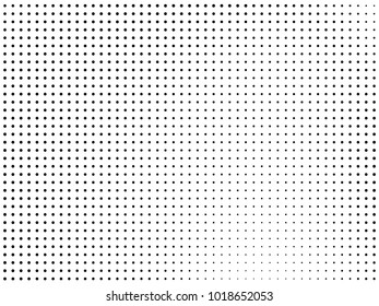 Abstract monochrome halftone pattern. Futuristic panel. Gunge dotted backdrop with circles, dots, point. Design element for web banners, posters, cards, wallpapers, sites. Black and white color