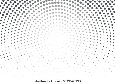 Abstract monochrome halftone pattern. Futuristic panel. Grunge dotted backdrop with circles, dots, point. Design element for web banners, posters, cards, wallpapers, sites. Colorful