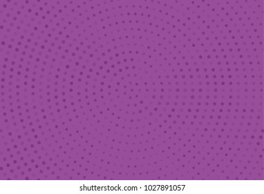 Abstract monochrome halftone pattern. Futuristic panel. Grunge dotted backdrop with circles, dots, point. Design element for web banners, posters, cards, wallpapers, sites. Purple, lilac color
