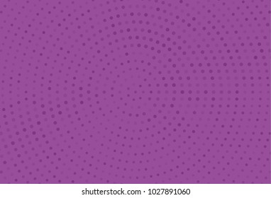 Abstract monochrome halftone pattern. Futuristic panel. Grunge dotted backdrop with circles, dots, point. Design element for web banners, posters, cards, wallpapers, sites. Purple, lilac color