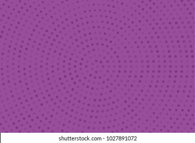Abstract monochrome halftone pattern. Futuristic panel. Grunge dotted backdrop with circles, dots, point. Design element for web banners, posters, cards, wallpapers, sites. Purple, lilac color