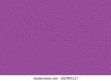 Abstract monochrome halftone pattern. Futuristic panel. Grunge dotted backdrop with circles, dots, point. Design element for web banners, posters, cards, wallpapers, sites. Purple, lilac color
