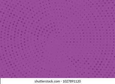 Abstract monochrome halftone pattern. Futuristic panel. Grunge dotted backdrop with circles, dots, point. Design element for web banners, posters, cards, wallpapers, sites. Purple, lilac color