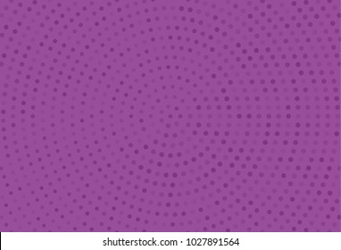 Abstract monochrome halftone pattern. Futuristic panel. Grunge dotted backdrop with circles, dots, point. Design element for web banners, posters, cards, wallpapers, sites. Purple, lilac color