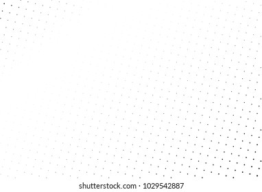 Abstract monochrome halftone pattern. Futuristic panel. Grunge dotted backdrop with circles, dots, point. Design element for web banners, posters, cards, wallpapers, sites. Black and white color