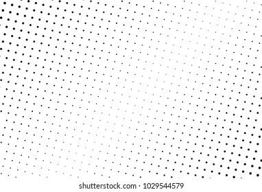 Abstract monochrome halftone pattern. Futuristic panel. Grunge dotted backdrop with circles, dots, point. Design element for web banners, posters, cards, wallpapers, sites. Black and white color
