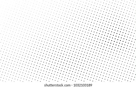 Abstract monochrome halftone pattern. Futuristic panel. Grunge dotted backdrop with circles, dots, point. Design element for web banners, posters, cards, wallpapers, sites. Black and white color