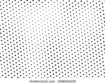 Abstract monochrome halftone pattern. Futuristic panel. Grunge dotted backdrop with circles, dots, point. Design element for web banners, posters, cards, wallpapers, sites. Black and white color