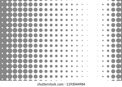 Abstract monochrome halftone pattern. Futuristic panel. Grunge dotted backdrop with circles, dots, point. Design element for web banners, posters, cards, wallpapers, sites.  Scalable vector graphics