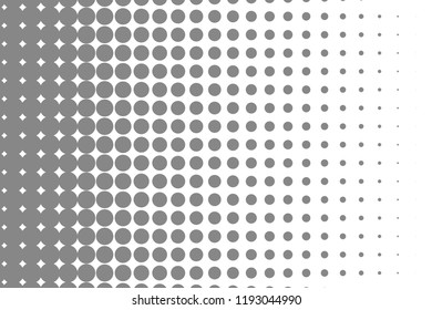 Abstract monochrome halftone pattern. Futuristic panel. Grunge dotted backdrop with circles, dots, point. Design element for web banners, posters, cards, wallpapers, sites.  Scalable vector graphics
