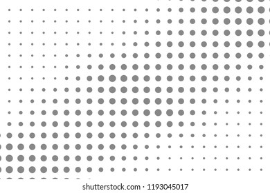 Abstract monochrome halftone pattern. Futuristic panel. Grunge dotted backdrop with circles, dots, point. Design element for web banners, posters, cards, wallpapers, sites.  Scalable vector graphics