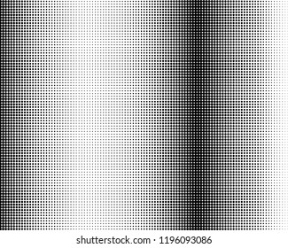 Abstract monochrome halftone pattern. Futuristic panel. Grunge dotted backdrop with circles, dots, point. Design element for web banners, posters, cards, wallpapers, sites. Black and white color