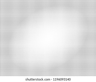 Abstract monochrome halftone pattern. Futuristic panel. Grunge dotted backdrop with circles, dots, point. Design element for web banners, posters, cards, wallpapers, sites. Black and white color