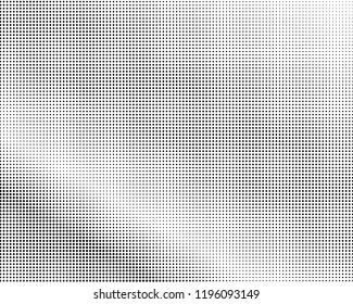 Abstract monochrome halftone pattern. Futuristic panel. Grunge dotted backdrop with circles, dots, point. Design element for web banners, posters, cards, wallpapers, sites. Black and white color