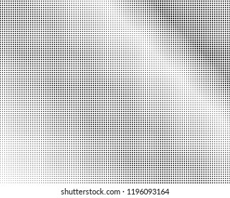 Abstract monochrome halftone pattern. Futuristic panel. Grunge dotted backdrop with circles, dots, point. Design element for web banners, posters, cards, wallpapers, sites. Black and white color