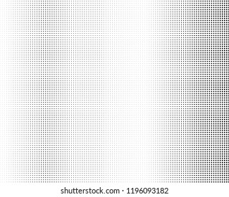Abstract monochrome halftone pattern. Futuristic panel. Grunge dotted backdrop with circles, dots, point. Design element for web banners, posters, cards, wallpapers, sites. Black and white color