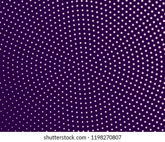 Abstract monochrome halftone pattern. Futuristic panel. Grunge dotted backdrop with circles, dots, point. Design element for web banners, posters, cards, wallpapers, sites. Pink and violet color