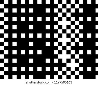Abstract monochrome halftone pattern. Futuristic panel. Gunge dotted backdrop with circles, dots, point. Design element for web banners, posters, cards, wallpapers, sites. Black and white color 