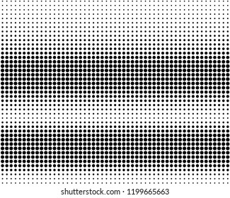 Abstract monochrome halftone pattern. Futuristic panel. Grunge dotted backdrop with circles, dots, point. Design element for web banners, posters, cards, wallpapers, sites. Black and white color