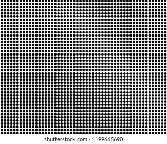 Abstract monochrome halftone pattern. Futuristic panel. Grunge dotted backdrop with circles, dots, point. Design element for web banners, posters, cards, wallpapers, sites. Black and white color