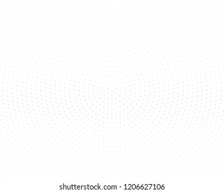 Abstract monochrome halftone pattern. Futuristic panel. Grunge dotted backdrop with circles, dots, point. Design element for web banners, posters, cards, wallpapers, sites. Black and white color