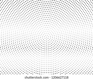 Abstract monochrome halftone pattern. Futuristic panel. Grunge dotted backdrop with circles, dots, point. Design element for web banners, posters, cards, wallpapers, sites. Black and white color