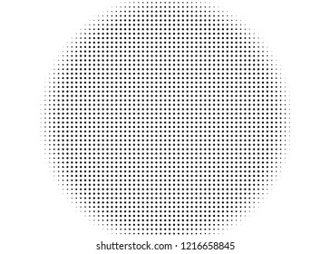 Abstract monochrome halftone pattern. Futuristic panel. Grunge dotted backdrop with circles, dots, point. Design element for web banners, posters, cards, wallpapers, sites. Black and white color