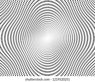 Abstract monochrome halftone pattern. Futuristic panel. Grunge dotted backdrop with circles, dots, point. Design element for web banners, posters, cards, wallpapers, sites. Black and white color