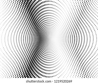 Abstract monochrome halftone pattern. Futuristic panel. Grunge dotted backdrop with circles, dots, point. Design element for web banners, posters, cards, wallpapers, sites. Black and white color