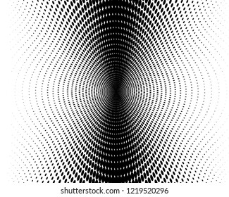 Abstract monochrome halftone pattern. Futuristic panel. Grunge dotted backdrop with circles, dots, point. Design element for web banners, posters, cards, wallpapers, sites. Black and white color