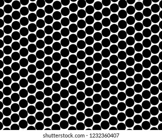 Abstract monochrome halftone pattern. Futuristic panel. Grunge dotted backdrop with circles, dots, point. Design element for web banners, posters, cards, wallpapers, sites. Black and white color