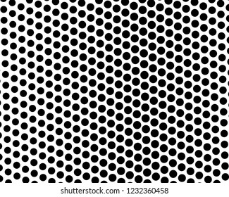 Abstract monochrome halftone pattern. Futuristic panel. Grunge dotted backdrop with circles, dots, point. Design element for web banners, posters, cards, wallpapers, sites. Black and white color