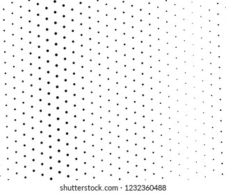 Abstract monochrome halftone pattern. Futuristic panel. Grunge dotted backdrop with circles, dots, point. Design element for web banners, posters, cards, wallpapers, sites. Black and white color