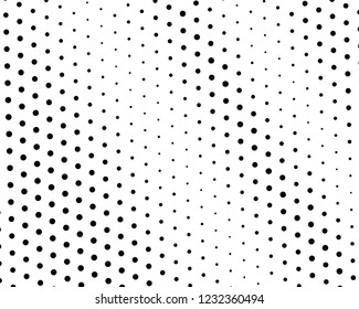 Abstract monochrome halftone pattern. Futuristic panel. Grunge dotted backdrop with circles, dots, point. Design element for web banners, posters, cards, wallpapers, sites. Black and white color