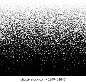 Abstract monochrome halftone pattern. Futuristic panel. Grunge dotted backdrop with circles, dots, point. Design element for web banners, posters, cards, wallpapers, sites. Black and white color 