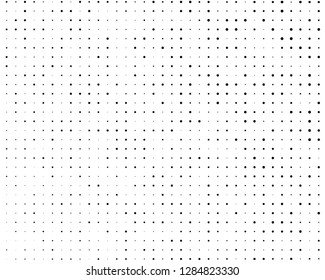 Abstract monochrome halftone pattern. Futuristic panel. Grunge dotted backdrop with circles, dots, point. Design element for web banners, posters, cards, wallpapers, sites. Black and white color