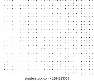 Abstract monochrome halftone pattern. Futuristic panel. Grunge dotted backdrop with circles, dots, point. Design element for web banners, posters, cards, wallpapers, sites. Black and white color