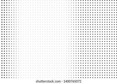 Abstract monochrome halftone pattern. Futuristic panel. Grunge dotted backdrop with circles, dots, point. Design element for web banners, posters, cards, wallpapers, sites. Black and white color