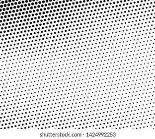Abstract monochrome halftone pattern. Futuristic panel. Grunge dotted backdrop with circles, dots, point. Design element for web banners, posters, cards, wallpapers, sites. Black and white color