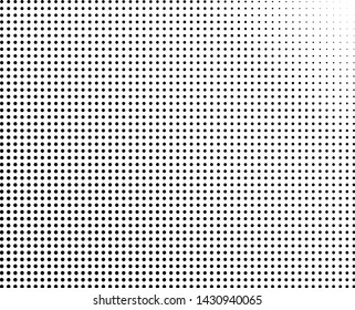 Abstract monochrome halftone pattern. Futuristic panel. Grunge dotted backdrop with circles, dots, point. Design element for web banners, posters, cards, wallpapers, sites. Black and white color