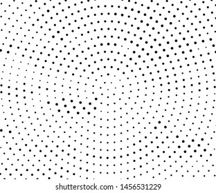 Abstract monochrome halftone pattern. Futuristic panel. Grunge dotted backdrop with circles, dots, point. Design element for web banners, posters, cards, wallpapers, sites. Black and white color