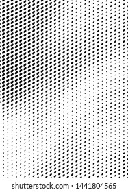 Abstract monochrome halftone texture. Black dots on white background