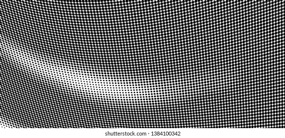 Abstract monochrome halftone. Vector background black and white of dots